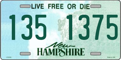 NH license plate 1351375