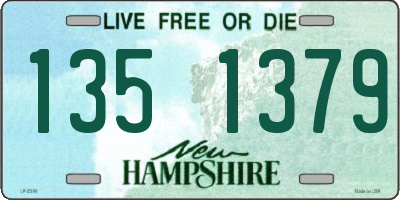 NH license plate 1351379