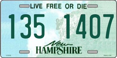 NH license plate 1351407
