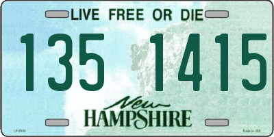 NH license plate 1351415