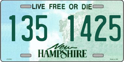 NH license plate 1351425