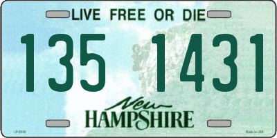 NH license plate 1351431
