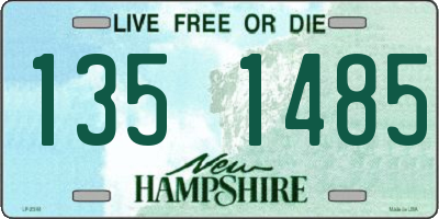 NH license plate 1351485