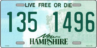 NH license plate 1351496