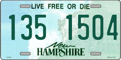 NH license plate 1351504