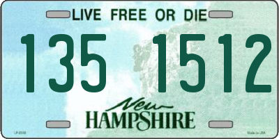 NH license plate 1351512