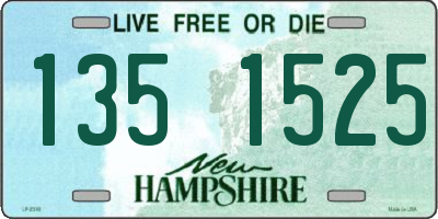 NH license plate 1351525