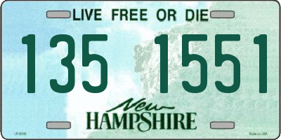 NH license plate 1351551