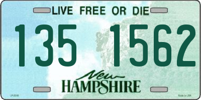 NH license plate 1351562
