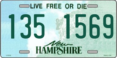 NH license plate 1351569