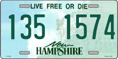 NH license plate 1351574