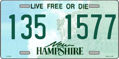 NH license plate 1351577
