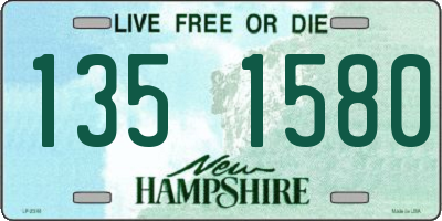 NH license plate 1351580