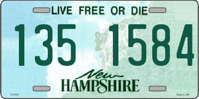 NH license plate 1351584