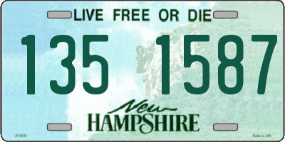NH license plate 1351587