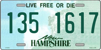 NH license plate 1351617