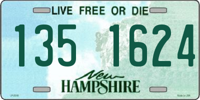 NH license plate 1351624