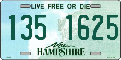 NH license plate 1351625
