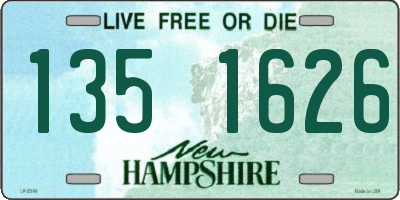 NH license plate 1351626
