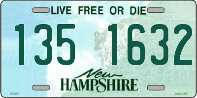 NH license plate 1351632