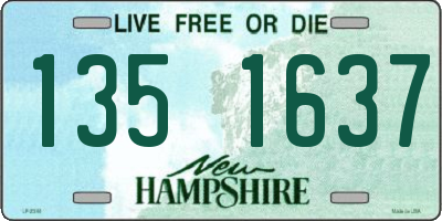 NH license plate 1351637