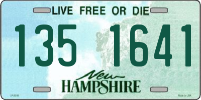 NH license plate 1351641