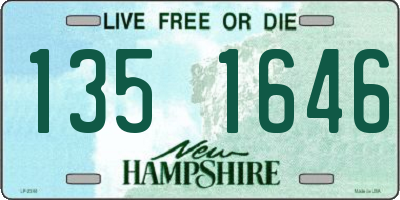 NH license plate 1351646