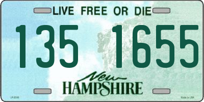 NH license plate 1351655