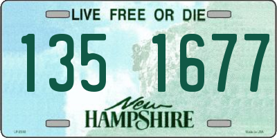 NH license plate 1351677