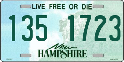 NH license plate 1351723