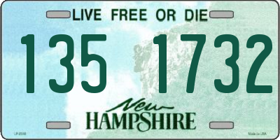 NH license plate 1351732