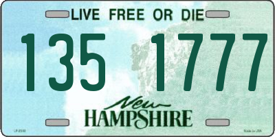 NH license plate 1351777