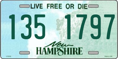 NH license plate 1351797