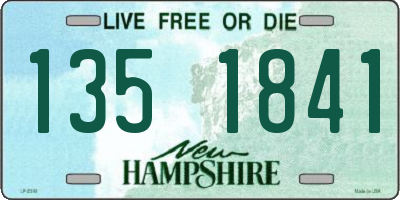 NH license plate 1351841