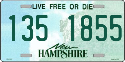 NH license plate 1351855