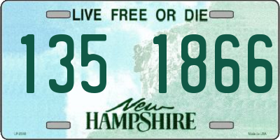 NH license plate 1351866