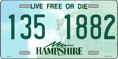 NH license plate 1351882