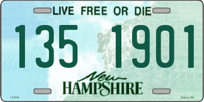 NH license plate 1351901