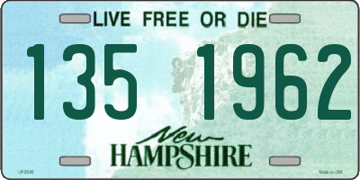 NH license plate 1351962