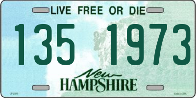 NH license plate 1351973