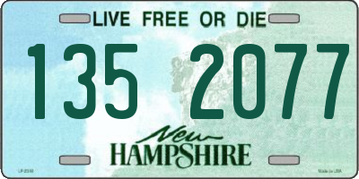 NH license plate 1352077