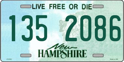 NH license plate 1352086