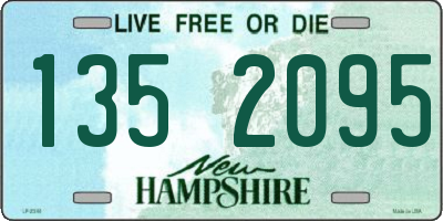 NH license plate 1352095