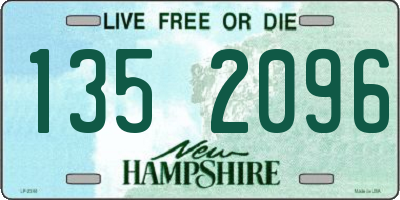 NH license plate 1352096