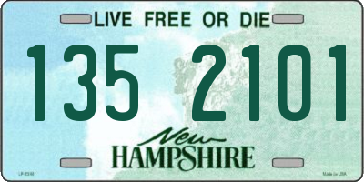 NH license plate 1352101