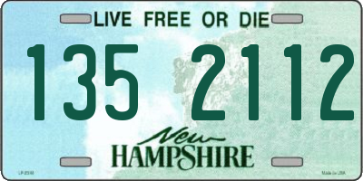 NH license plate 1352112