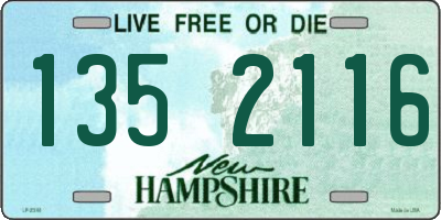 NH license plate 1352116