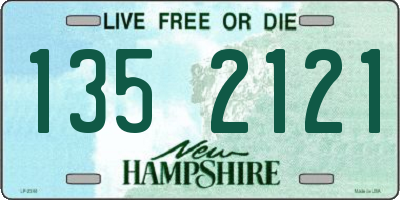NH license plate 1352121