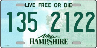 NH license plate 1352122