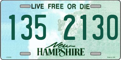 NH license plate 1352130